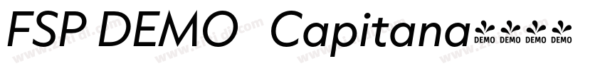 FSP DEMO   Capitana字体转换